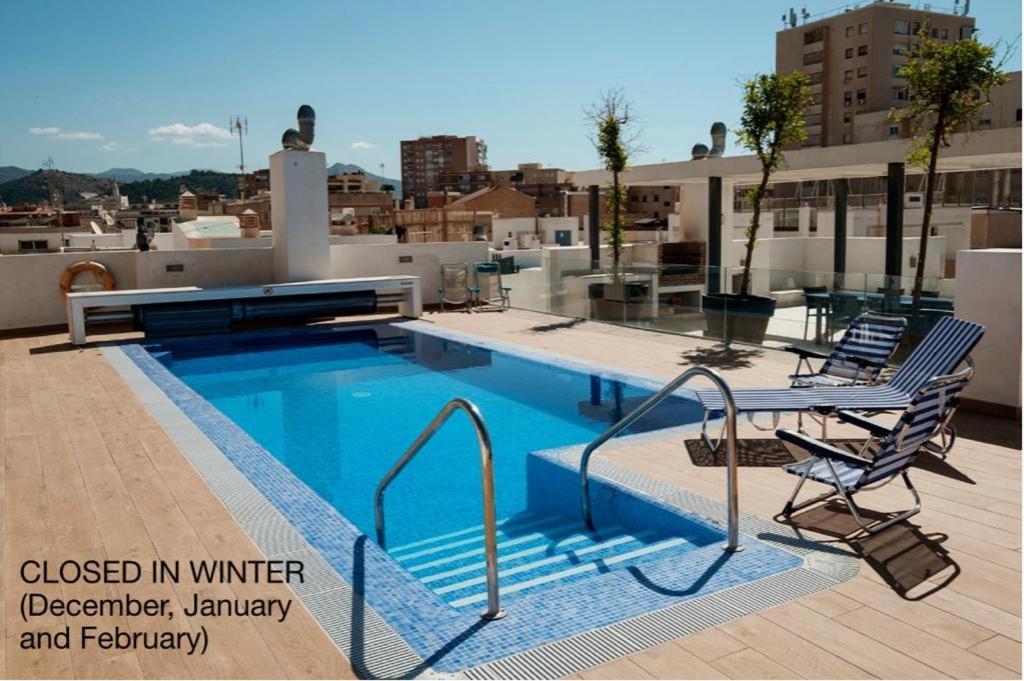 Apartamento Deluxe Con Piscina, Terraza & Parking Malaga Zewnętrze zdjęcie